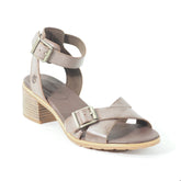 Womens Timberland Barnstead Cross A14BI Dark Brown Leather Buckle Strapy Heels